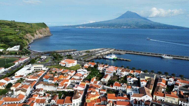 Horta with marina and Pico in the background