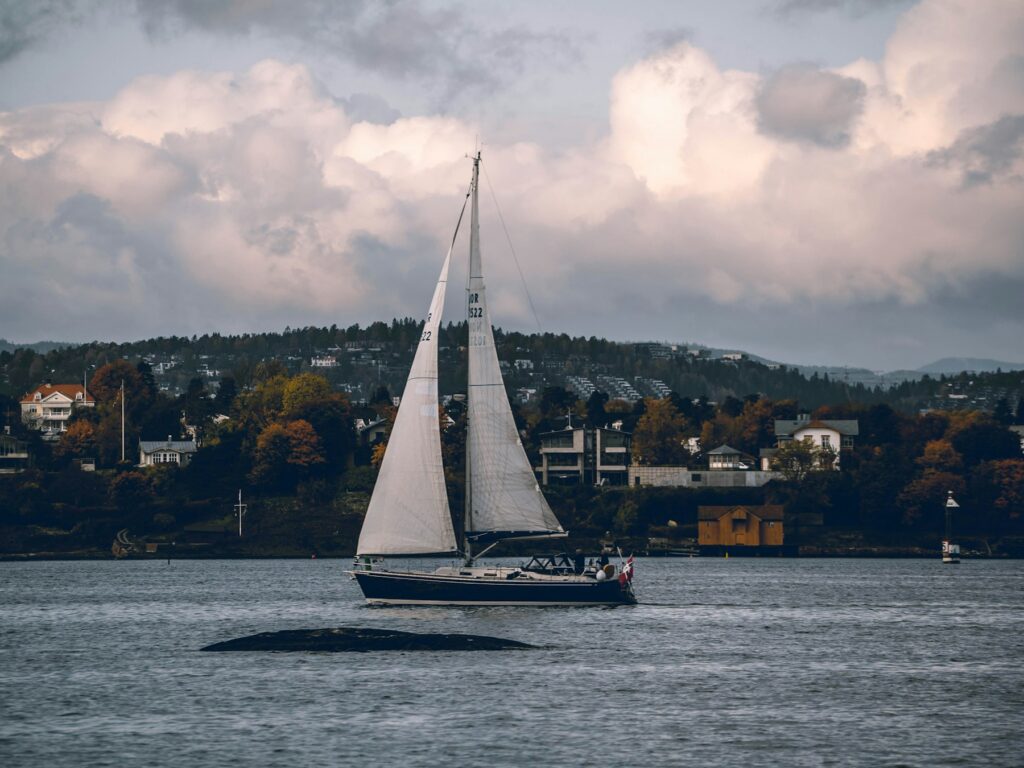 Segelboot auf dem Oslofjord
