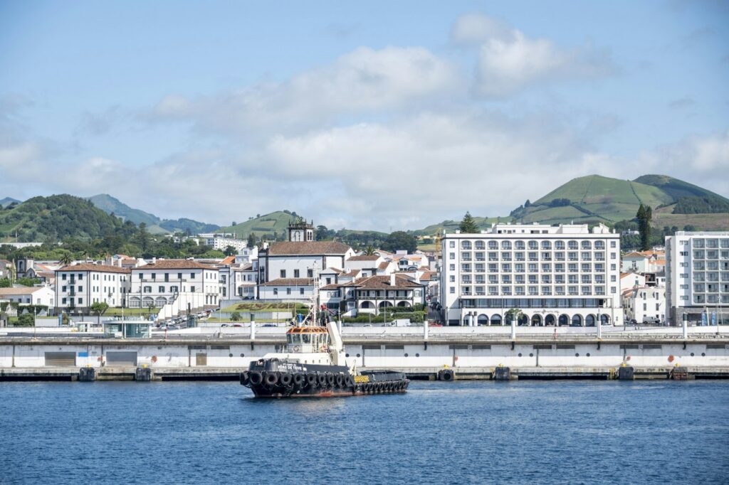Waterfront of Ponta Delgada
