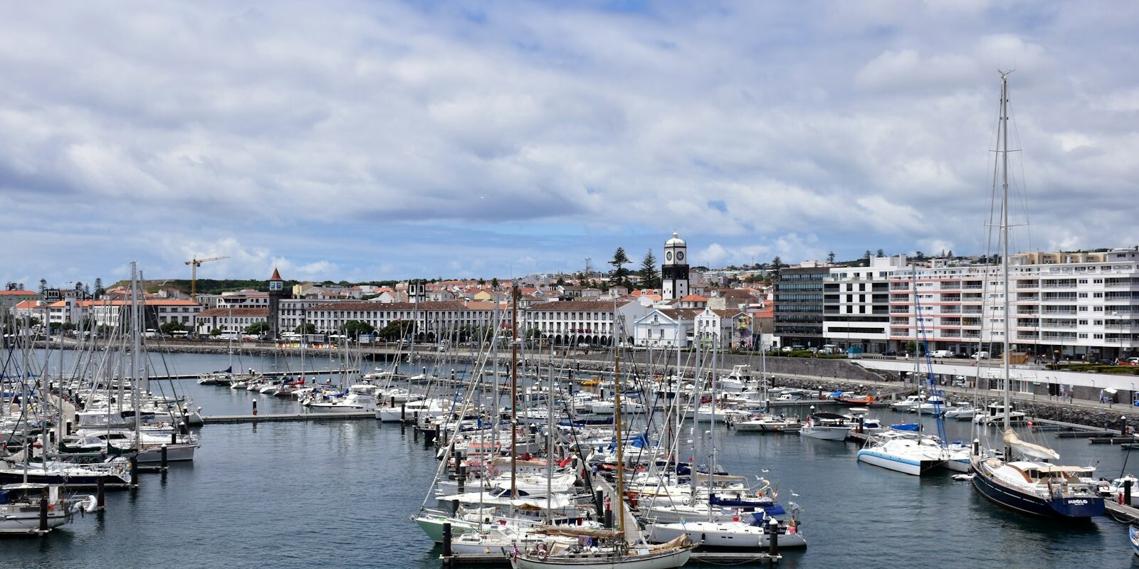 Harbour of Ponta Delgada on São Miguel Harbour of Ponta Delgada on São Miguel