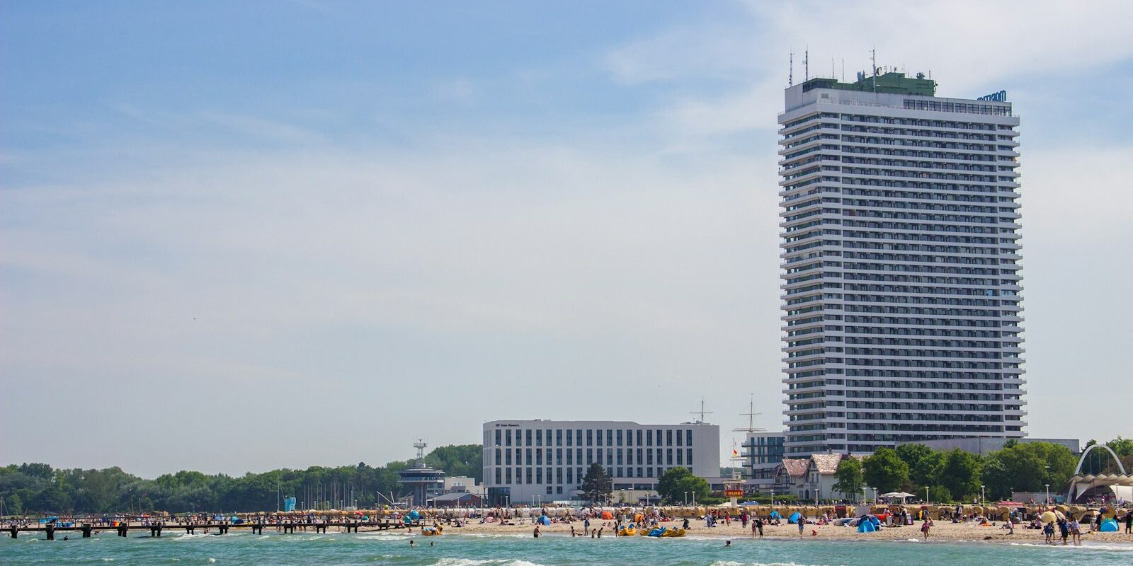 Strand von Travemünde an der Ostsee